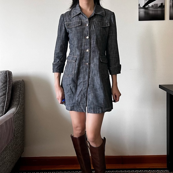 Vintage dark denim jacket with a 90s vibe - Picture 7 of 7